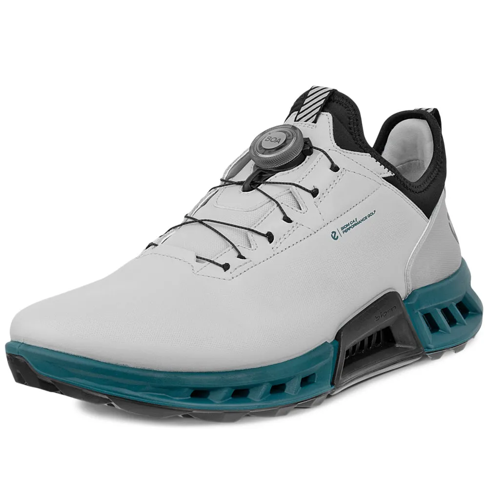 Power Every Step Ecco Biom C4 Hybrid Boa Gore-Tex Spikeless Waterproof Shoes - Concrete/Baygreen