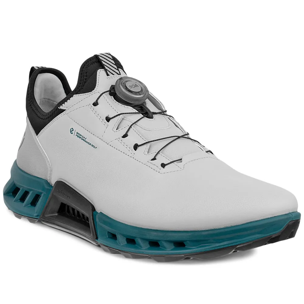 Valentine's Day Sale Autumn Sale Ecco Biom C4 Hybrid Boa Gore-Tex Spikeless Waterproof Shoes - Concrete/Baygreen