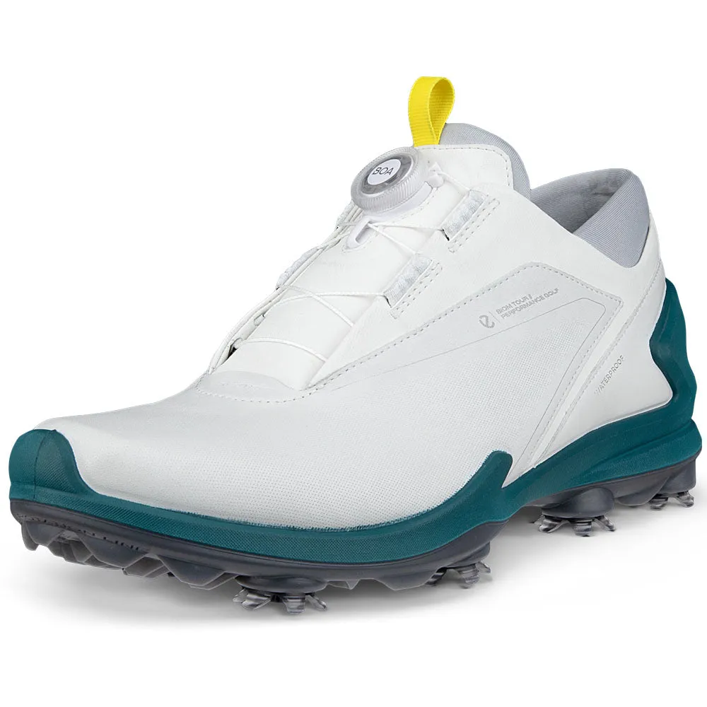 Ecco Biom Tour Boa Spiked Waterproof Shoes - White Designed to Dominate