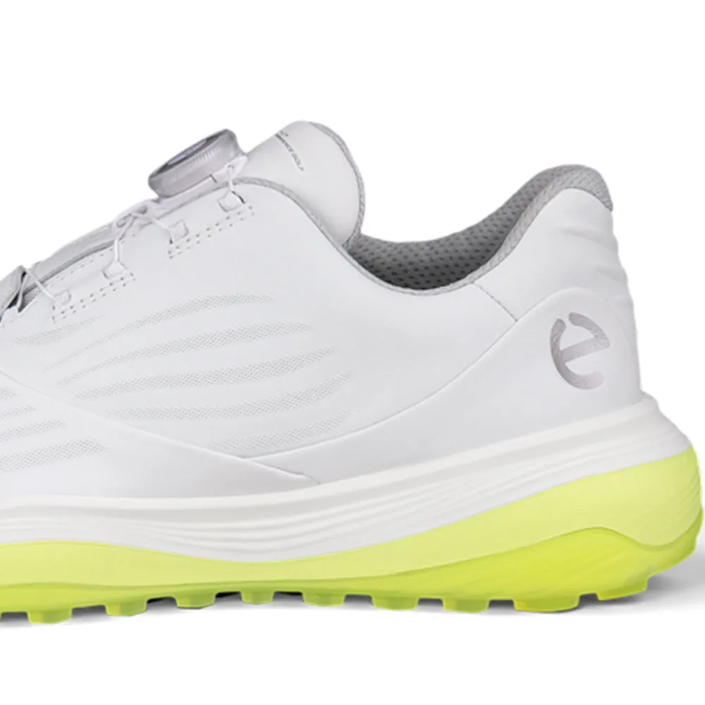 Ecco Golf Lt1 Boa Spikeless Waterproof Shoes - White Budget Friendly