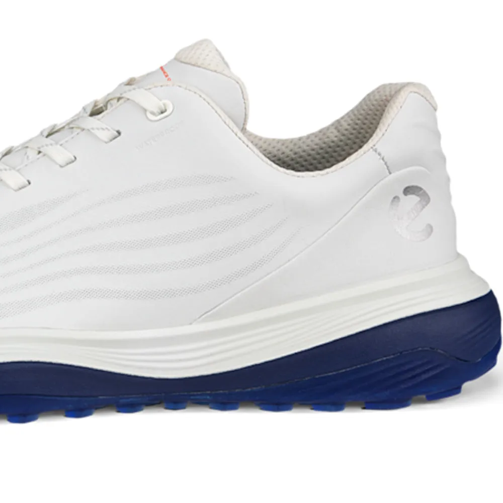 Steal Ecco Golf Lt1 Spikeless Waterproof Shoes - White/Blue