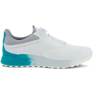 Ecco S-Three Boa Gore-Tex Spikeless Waterproof Shoes - White/Caribbean/Concrete Black Friday Deal