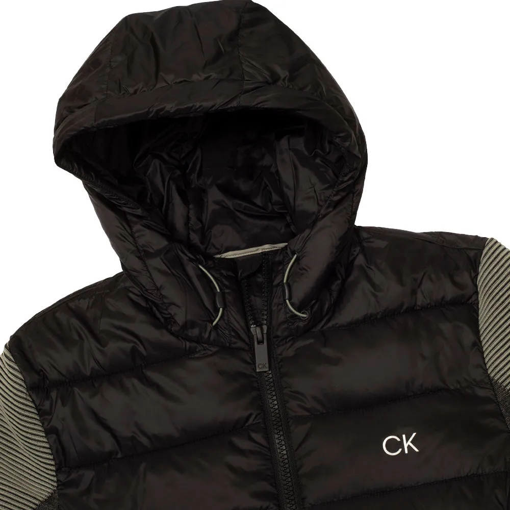 Confidence Starts Here Be Unstoppable Calvin Klein Dynamo Hooded Jacket - Black