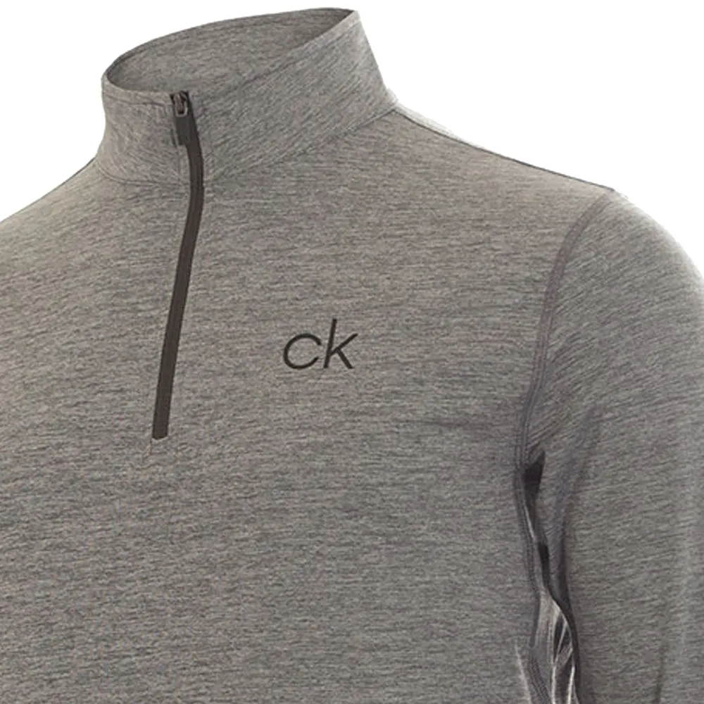 Calvin Klein Newport 1/2 Zip Pullover - Silver Power Every Step Feel the Energy