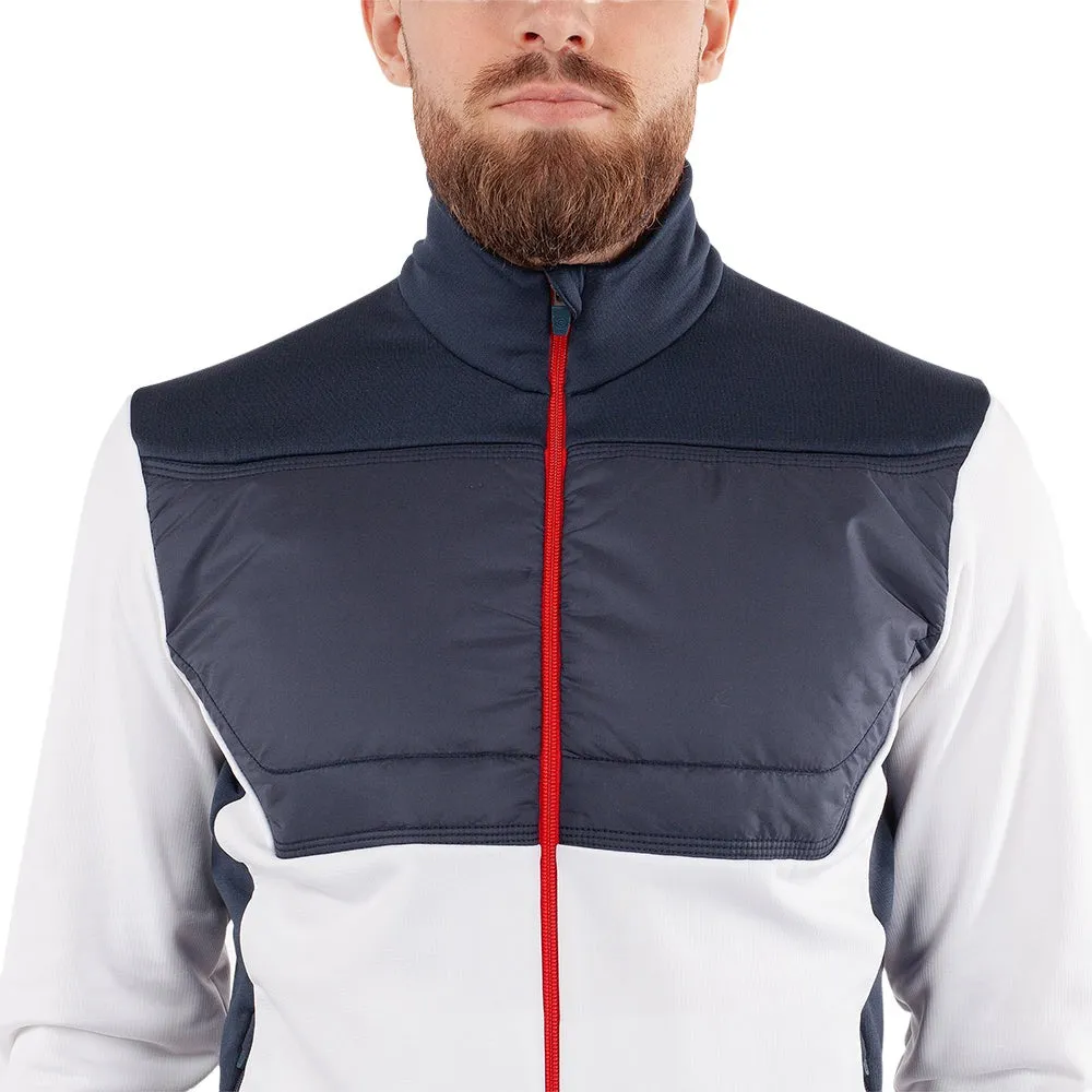 Stride with Confidence Back To School Sale Galvin Green Dylan Full Zip Pullover - Navy/Red/White