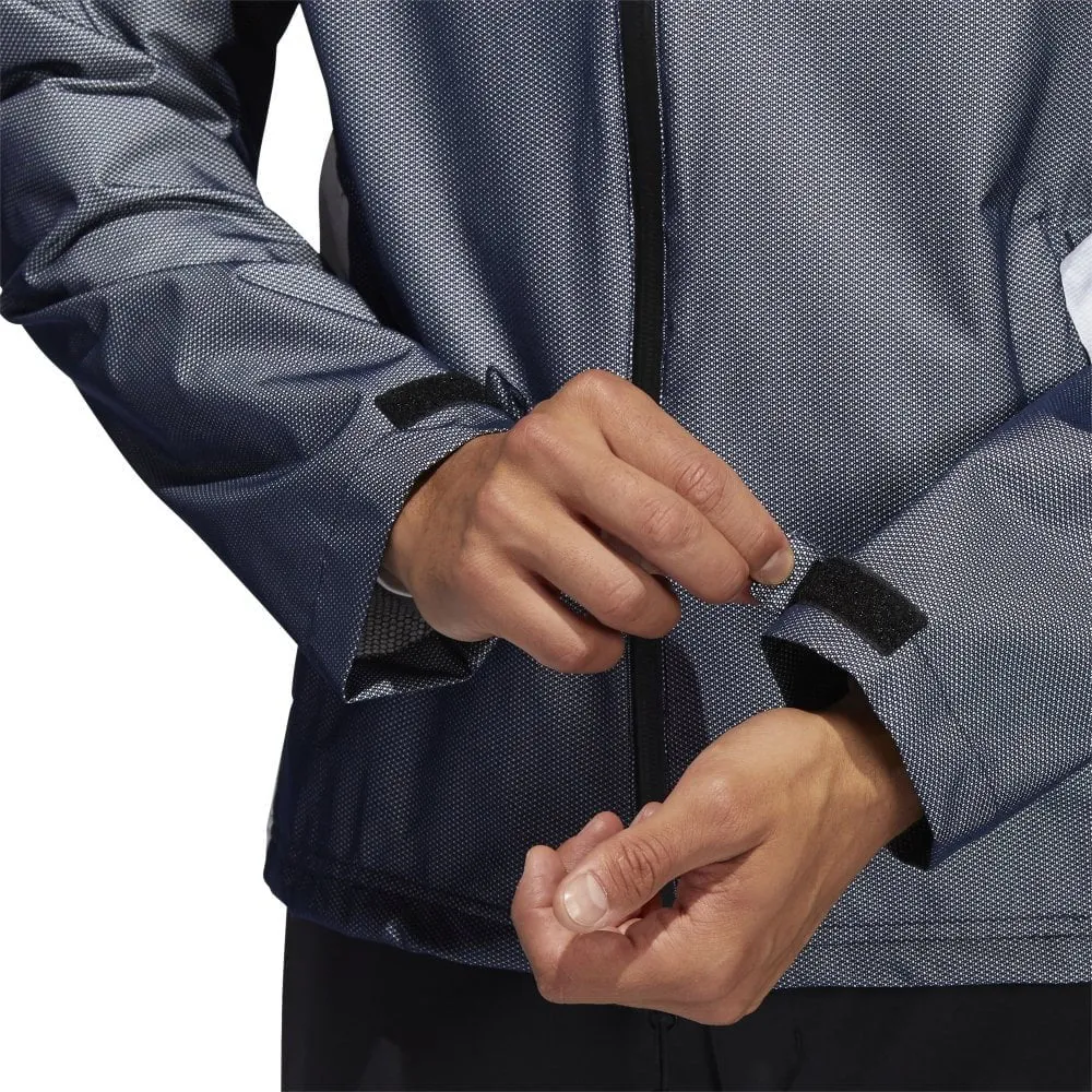 Step into the Beat Break Boundaries Adidas Rain.Rdy Waterproof Jacket - Collegiate Navy