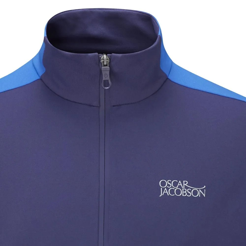 Oscar Jacobson Thornton Mid Layer 1/2 Zip Pullover - Navy Rule the Streets