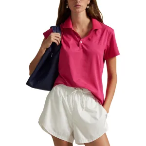 Rlx Ralph Lauren Women'S Tour Performance Golf Shirt- Currant Unleash Your Power Make a Statement