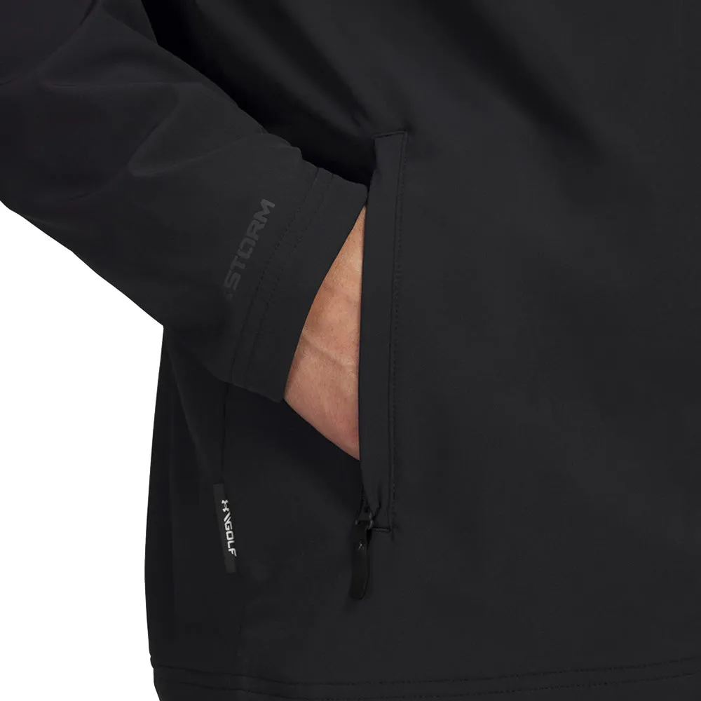 Under Armour Drive Pro Full Zip Pullover - Black/Black Chase What Moves You No Limits, Just Style