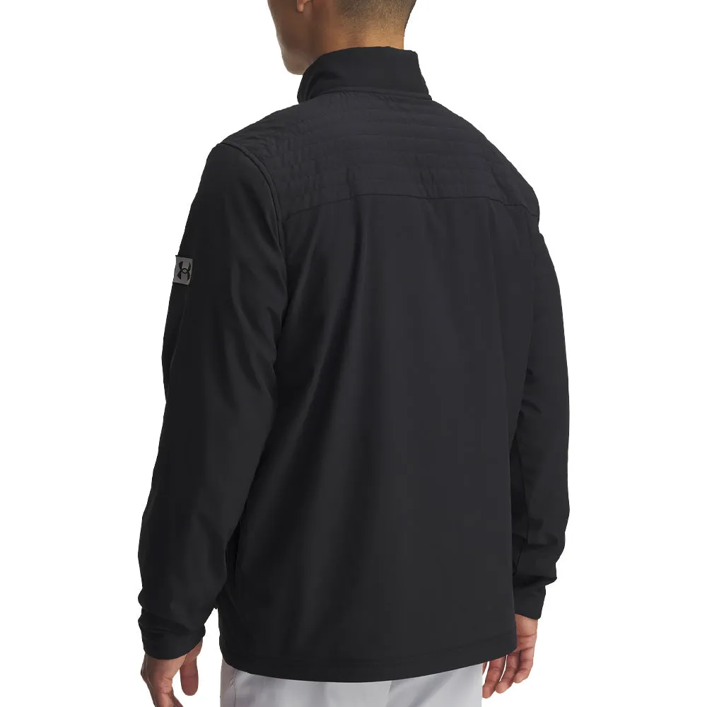 Under Armour Drive Pro Full Zip Pullover - Black/Black Move Like You Mean It