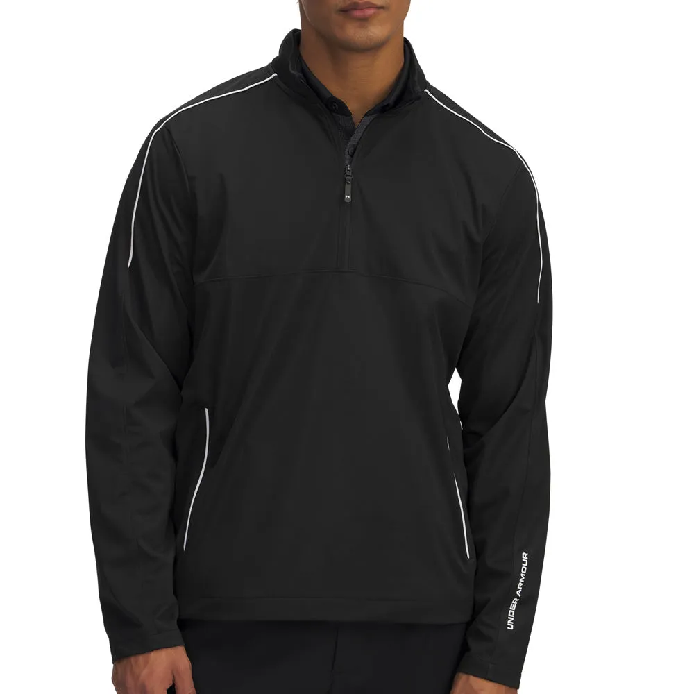 Unleash Your Power Own Every Step Under Armour Drive Wind Half Zip Pullover - Black/White
