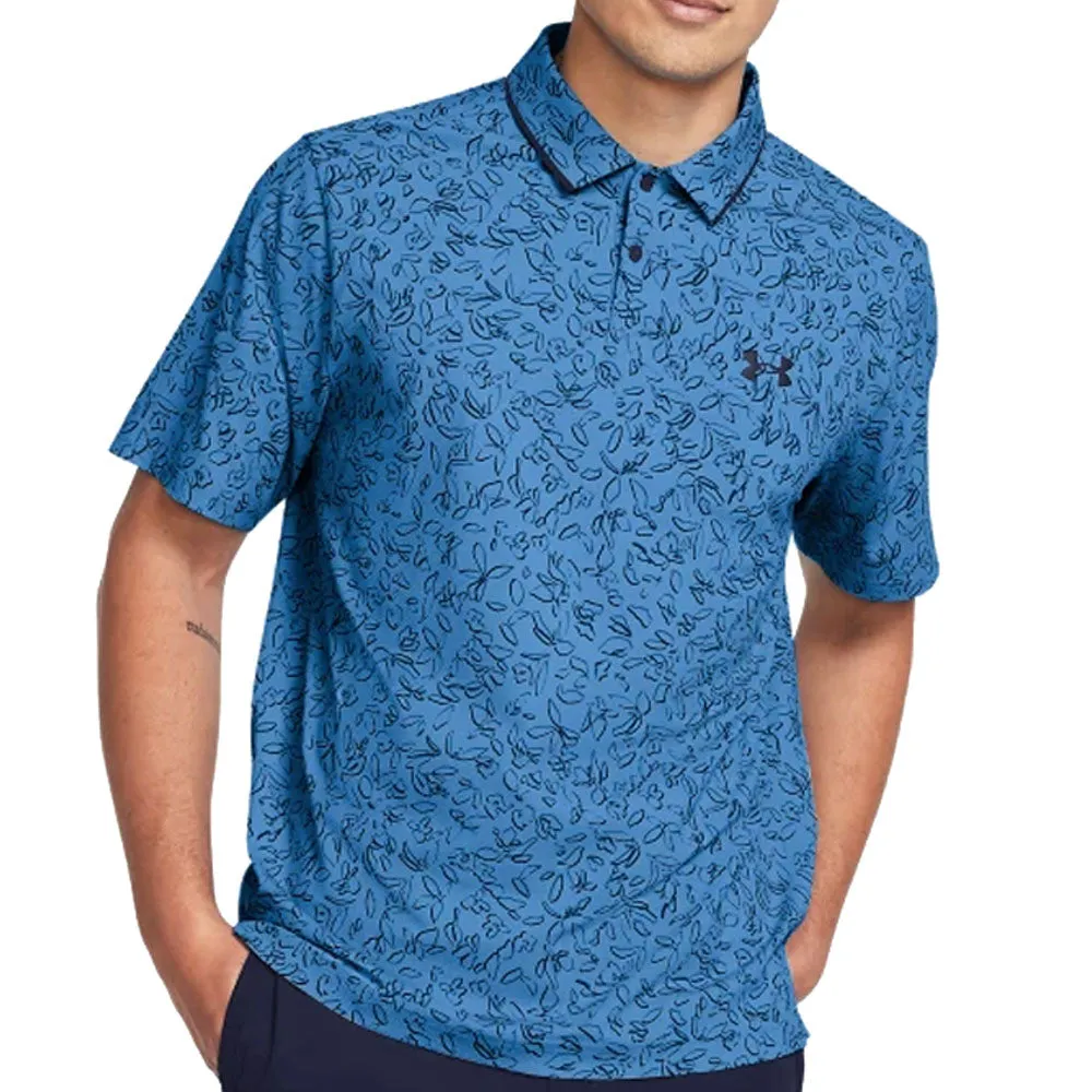 Step Out Boldly Mother's Day Sale Under Armour Iso-Chill Verge Polo Shirt - Viral Blue/Midnight Navy/Midnight Navy