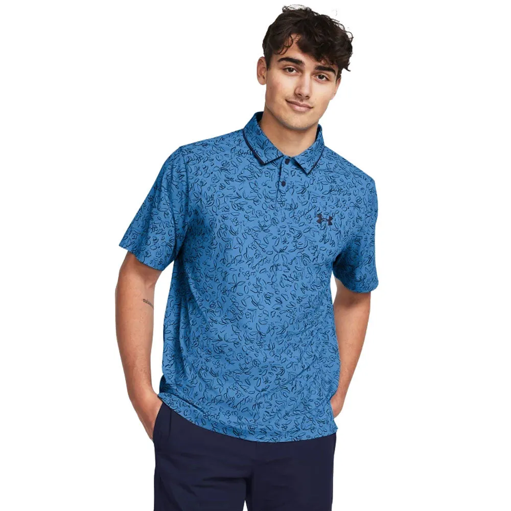 Under Armour Iso-Chill Verge Polo Shirt - Viral Blue/Midnight Navy/Midnight Navy Great Value