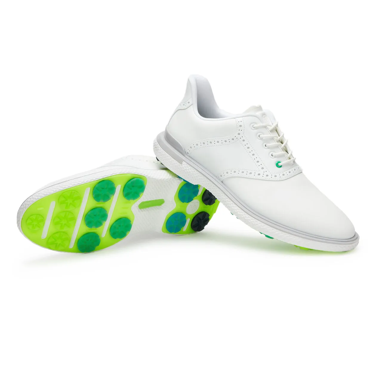G/Fore Gallivan2R Brogue Saddle Golf Shoes - Snow/Nimbus Budget Friendly
