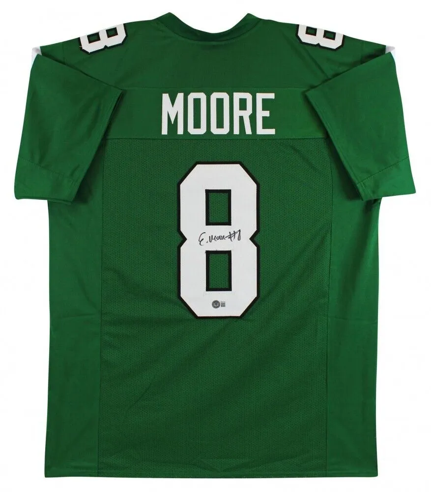 Elijah Moore Signed New York Jets Jersey (Beckett) 2021 2nd Round Draft Pk / W.R