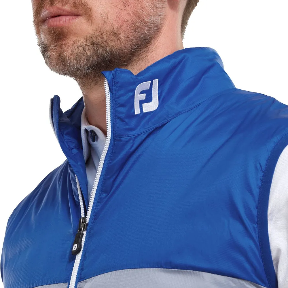 Thanksgiving Day Sale Performance Unleashed Footjoy Lightweight Thermal Vest - Dove Grey/Royal