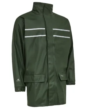 Elka Mens Dry Zone D-Lux Long Rain Jacket Seam-Sealed Rain Jackets