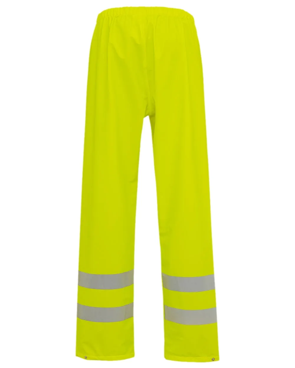 Elka Mens Dry Zone Hi-Vis Rain Trousers Durable Work Trousers
