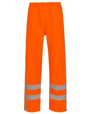 Elka Mens Dry Zone Hi-Vis Rain Trousers Utility Farming Pants
