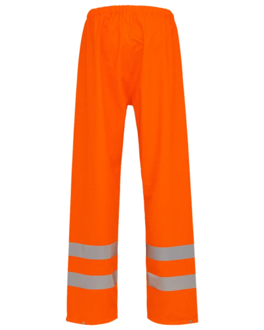 Elka Mens Dry Zone Hi-Vis Rain Trousers Heavy Duty Work Pants