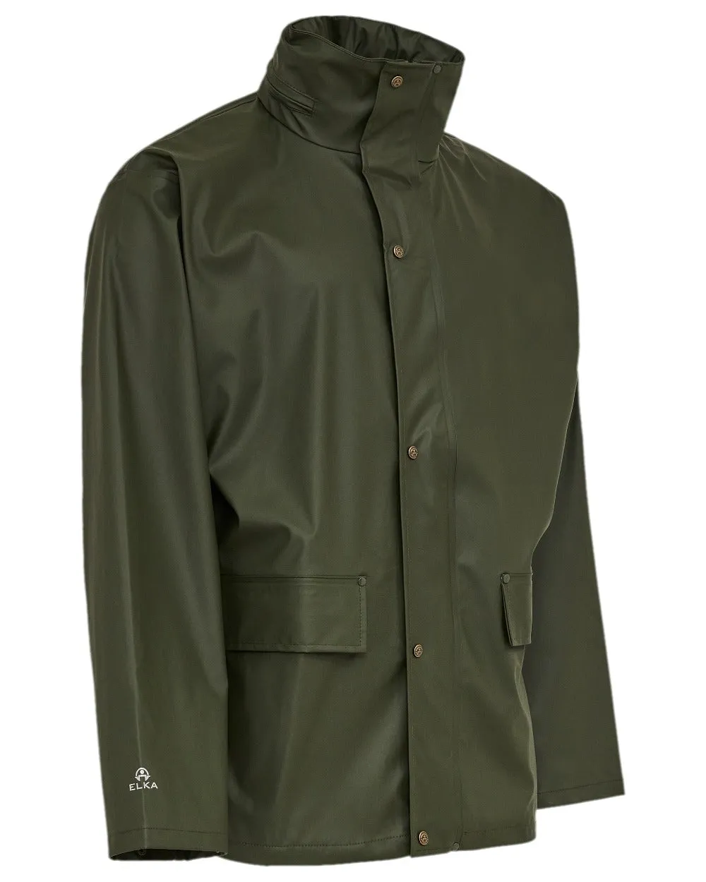 Elka Mens Dry Zone PU Rain Jacket All-Purpose Men's Coats