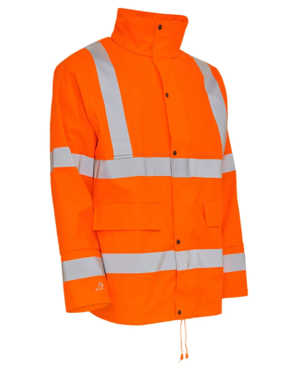 Elka Mens Dry Zone Visible Hi-Vis Rain Jacket Men's Jackets and Coats
