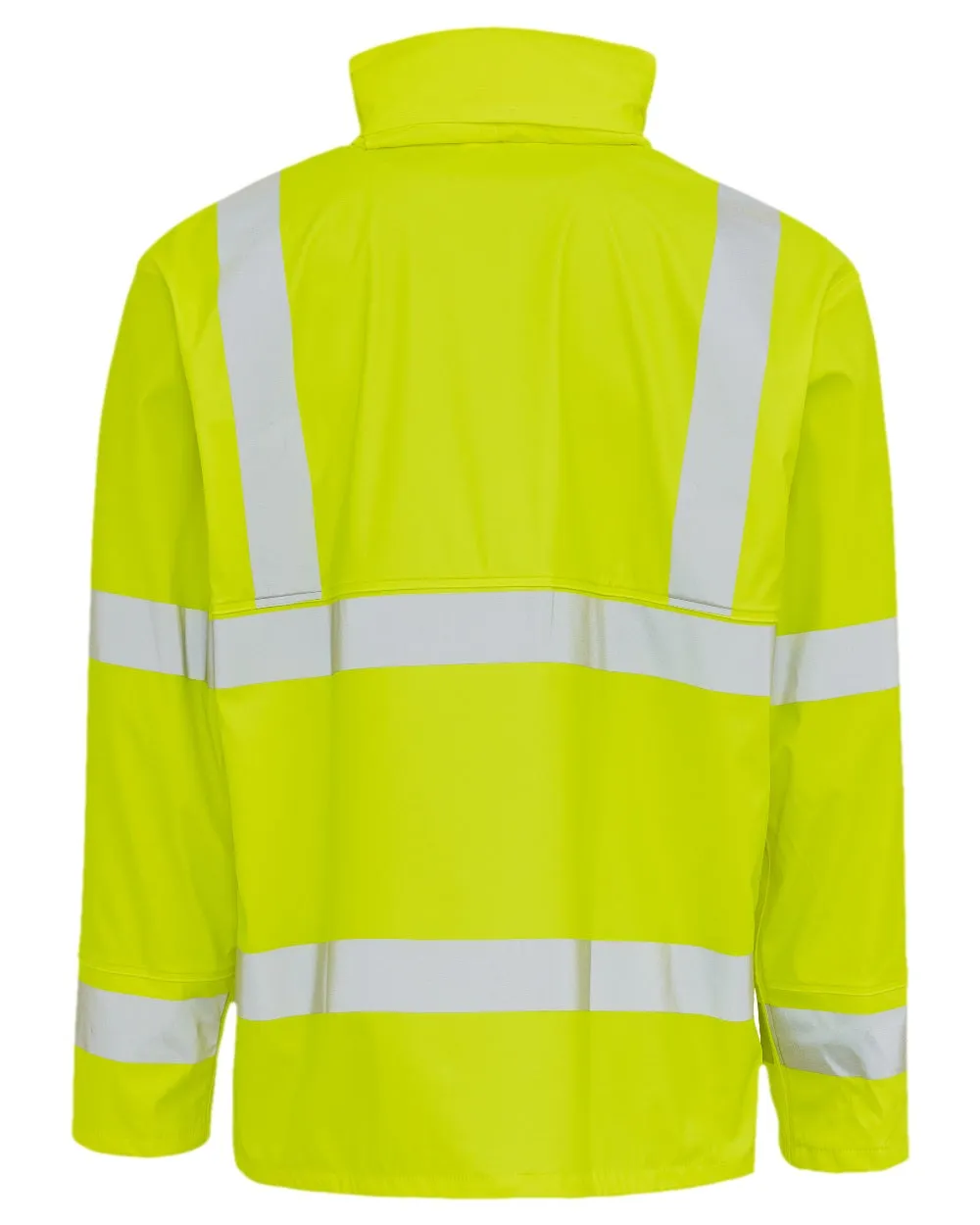 Elka Mens Dry Zone Visible Hi-Vis Rain Jacket Men's Jackets and Coats