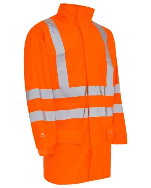 Elka Mens Dry Zone Visible Long Jacket Dog Walking Windbreakers