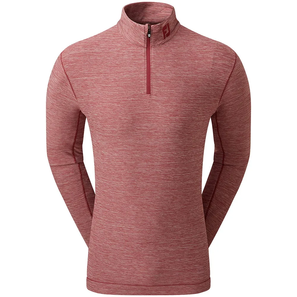 Footjoy Space Dye Chill-Out 1/4 Zip Pullover - Maroon Walk with Purpose