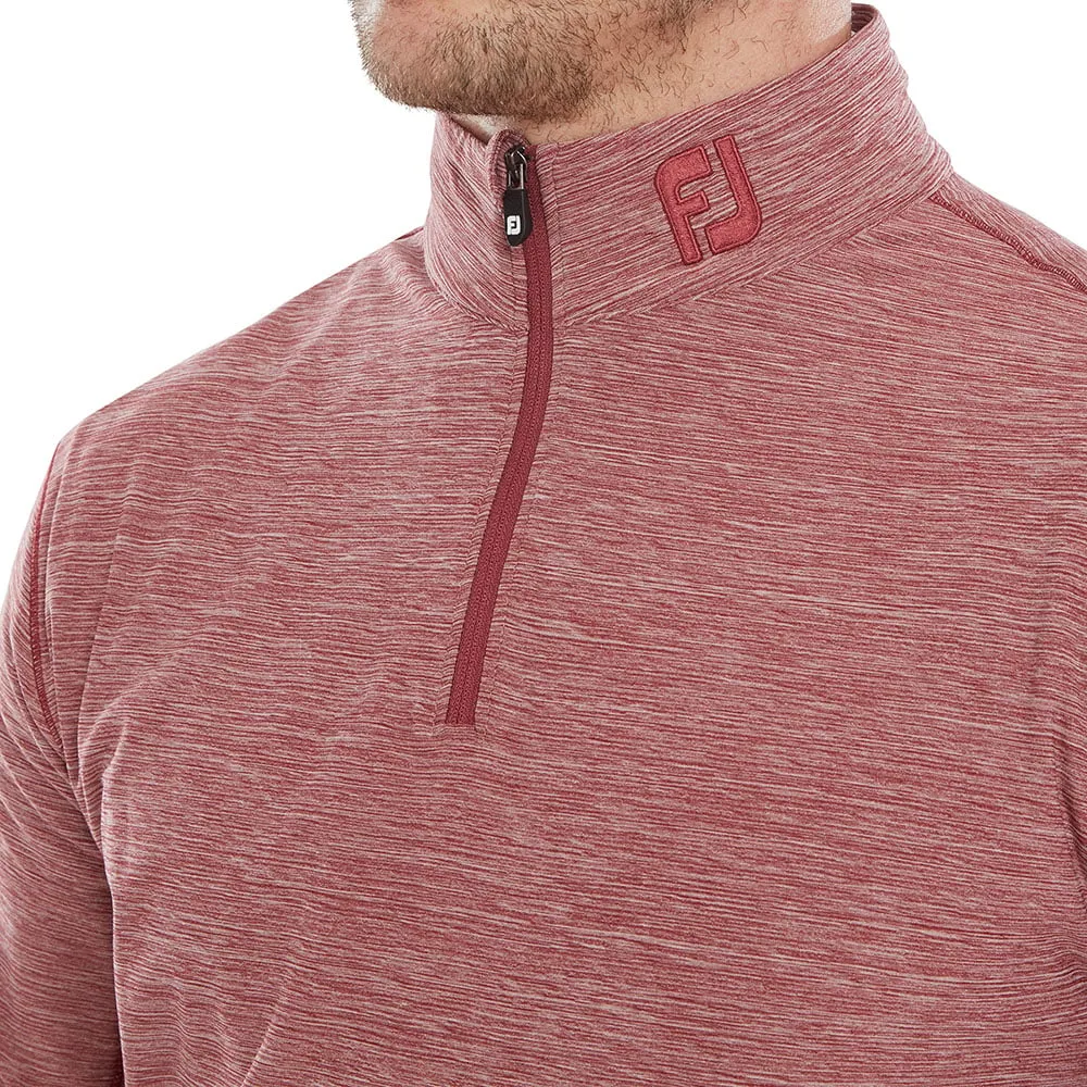 Easter Sale Performance Unleashed Footjoy Space Dye Chill-Out 1/4 Zip Pullover - Maroon