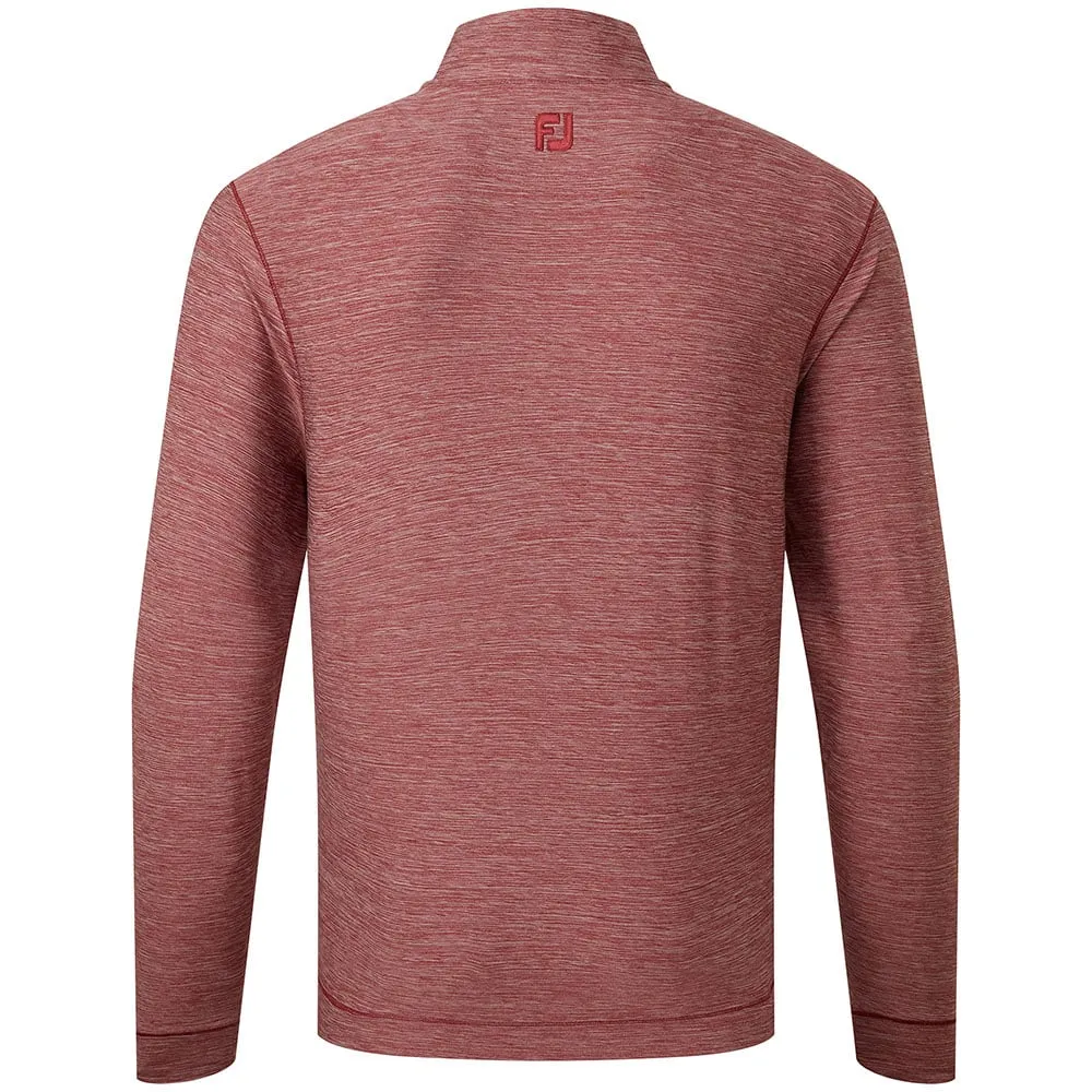 Footjoy Space Dye Chill-Out 1/4 Zip Pullover - Maroon Made to Turn Heads Step Out Boldly