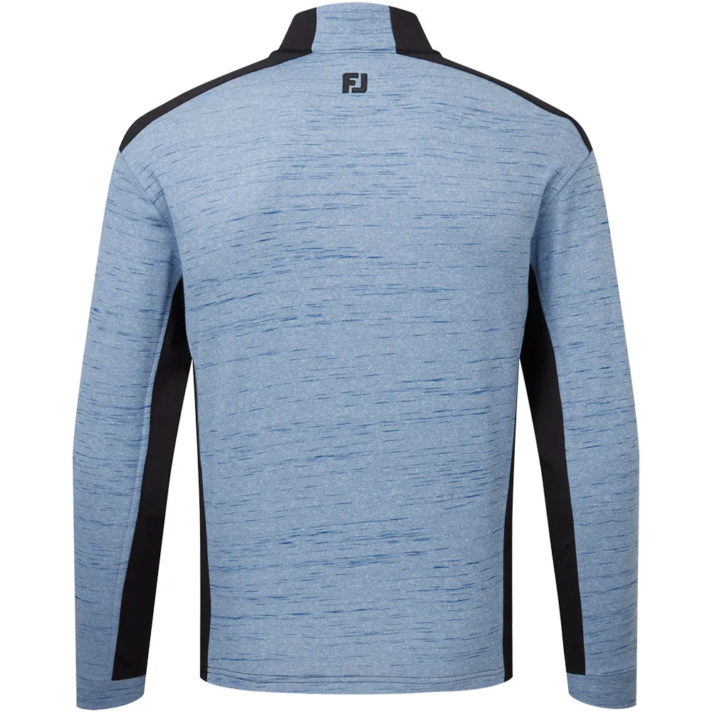 Footjoy Space Dye Thermal 1/4 Zip Chillout - Cobalt/Black Father's Day Sale