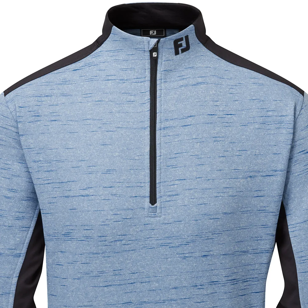 Black Friday Sale Great Value Footjoy Space Dye Thermal 1/4 Zip Chillout - Cobalt/Black