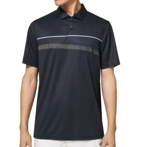 Christmas Day Sale Oakley Dimension Stripe Rc Polo Shirt - Blackout