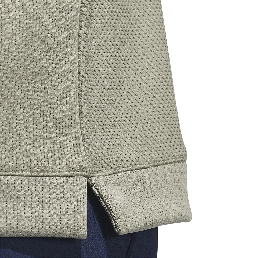 Black Friday Sale Adidas Textured 1/4 Zip Pullover - Silver Pebble
