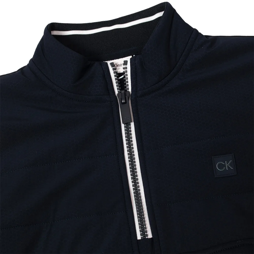 Calvin Klein Atlantic Hybrid 1/2 Zip Pullover - Navy Built for the Bold Dress from the Feet Up