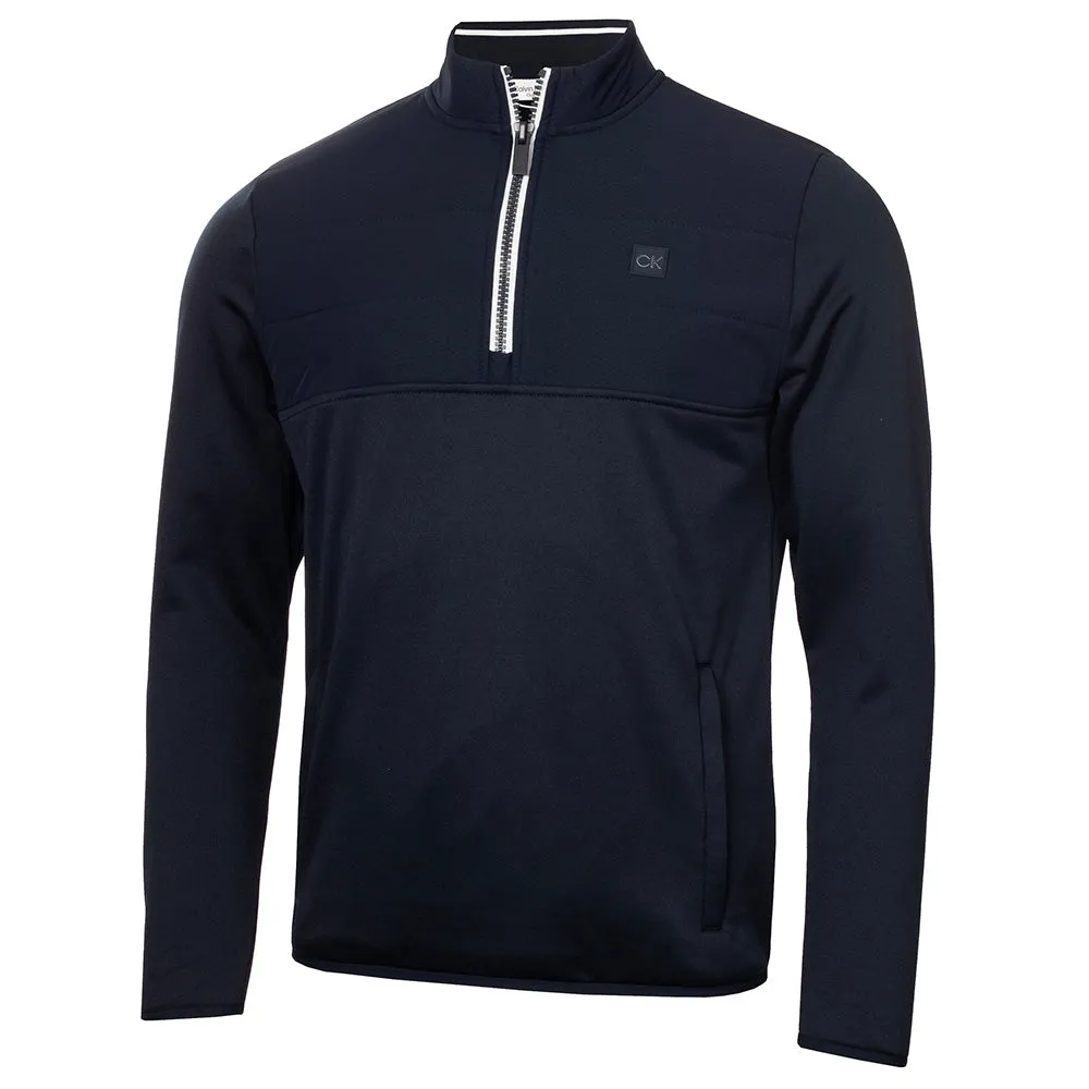 Calvin Klein Atlantic Hybrid 1/2 Zip Pullover - Navy Step Into Strength Dress from the Feet Up
