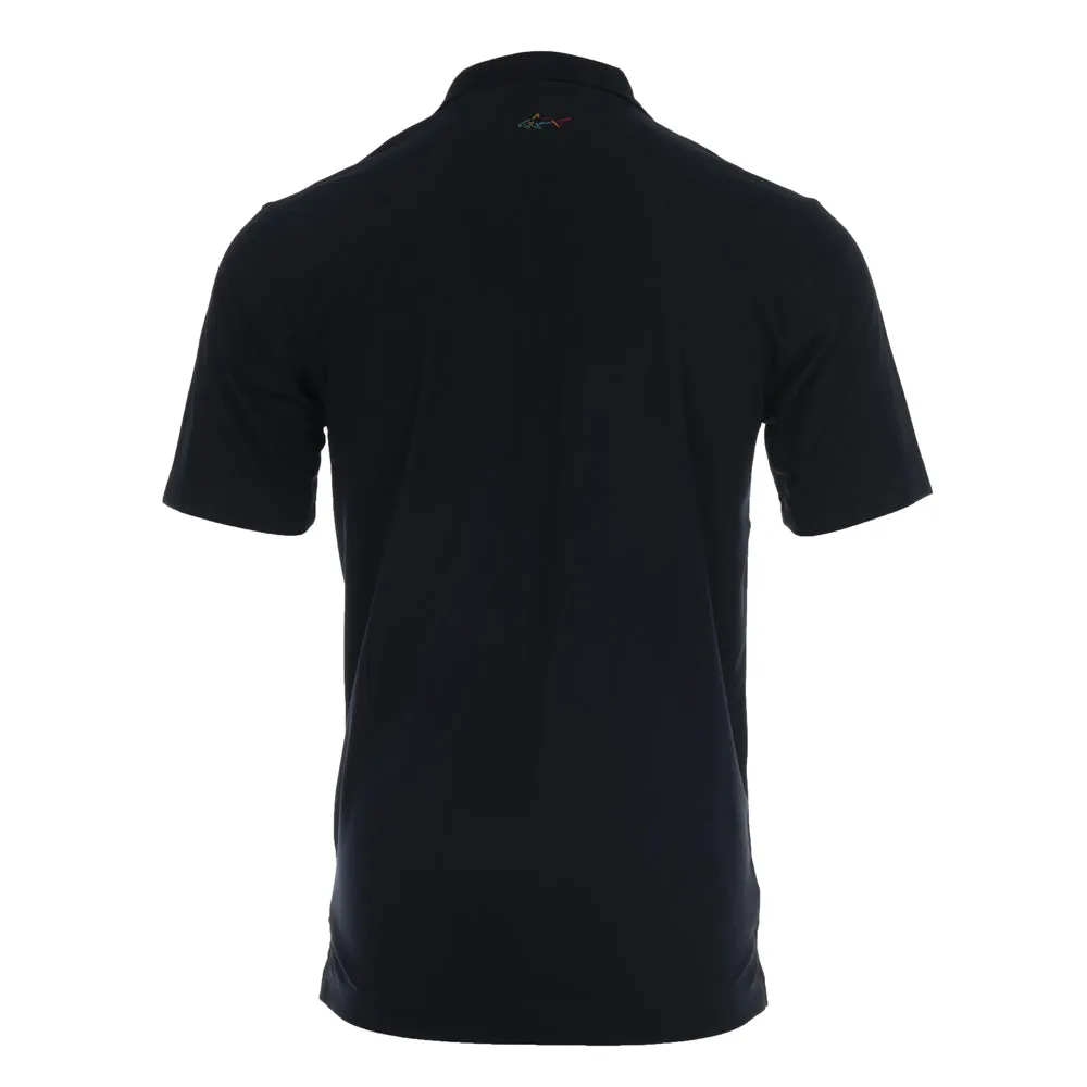 Greg Norman By Proquip Performance Micro Pique Polo Shirt - Navy The Fast Lane Choice Black Friday Exclusive