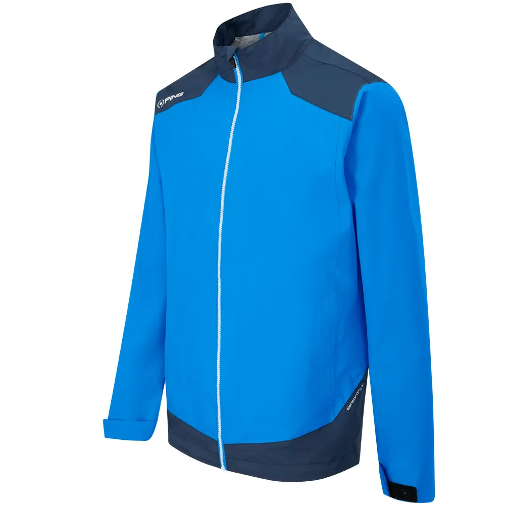Exclusive Deal Ping Aquadrive Waterproof Jacket - Brilliant Blue/Oxford Blue