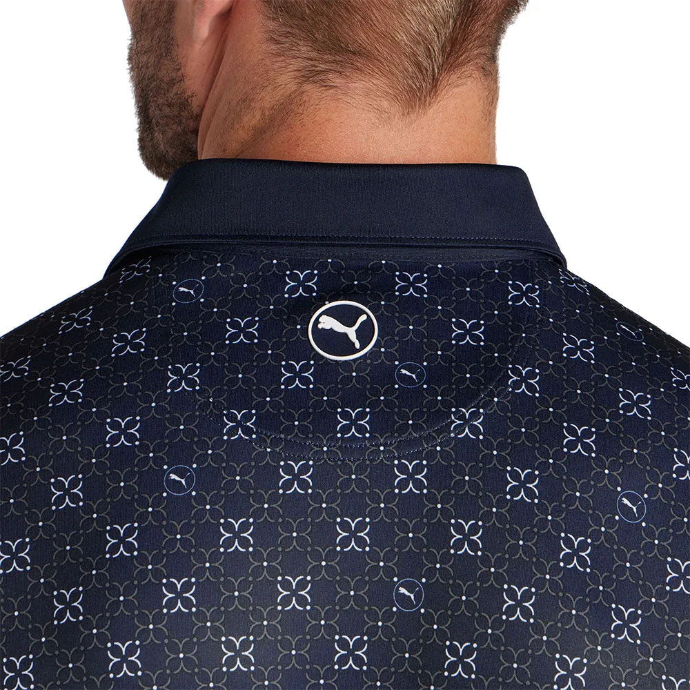 Puma Pure Monogram Polo Shirt - Deep Navy/Slate Sky Holiday Sale