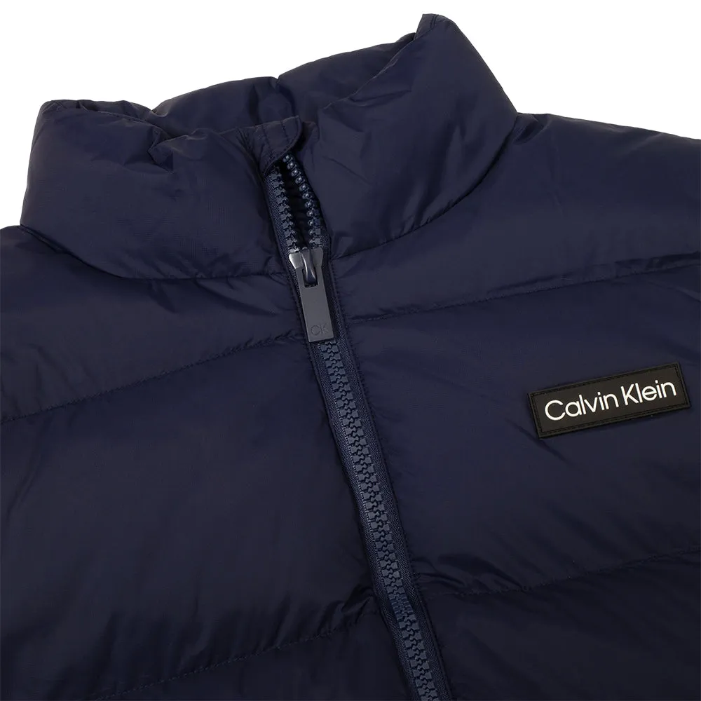 Loud Looks, Smooth Moves Calvin Klein Winnsboro Padded Gilet - Evening Blue