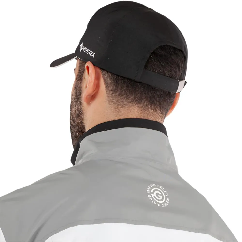 Step Out Boldly Galvin Green Anton Waterproof Dryvr Jacket - White/Sharkskin