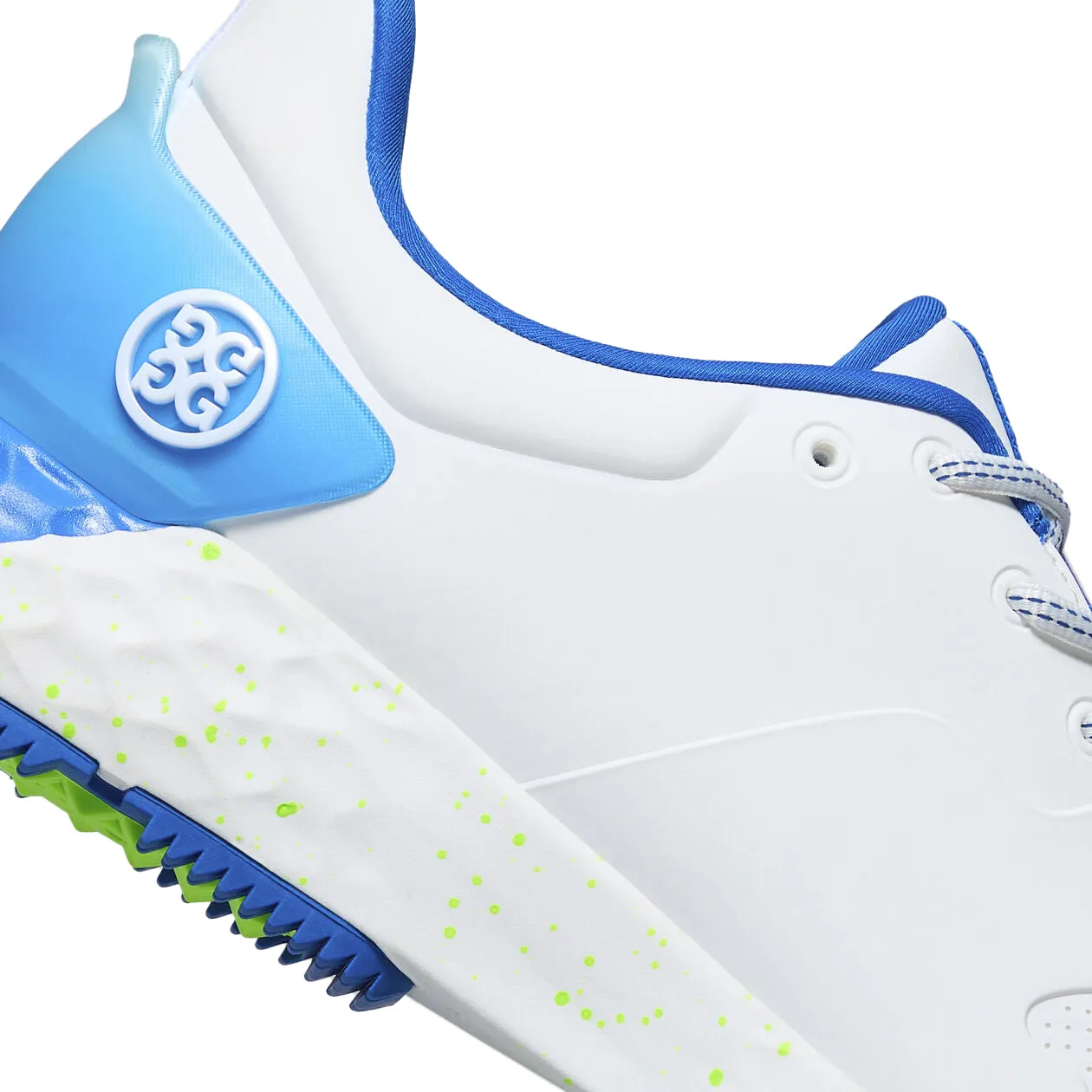G/Fore Mg4  Golf Shoes - Snow/Acid Lime Stride with Confidence All Eyes on You