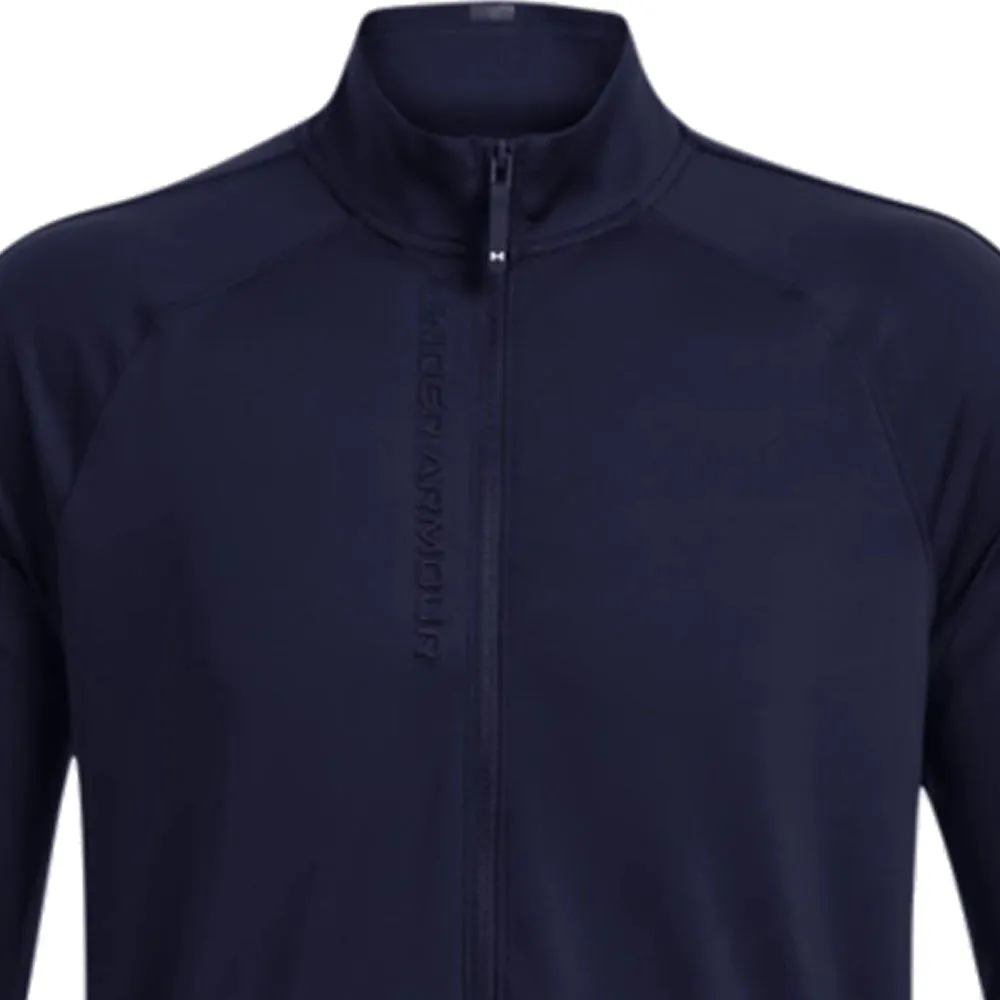 Under Armour Storm Midlayer Full Zip Pullover - Midnight Navy/White Stay in Motion