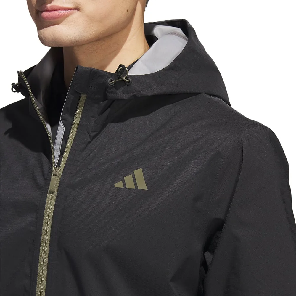 Own the Moment Economical Adidas Rain.Rdy Waterproof Jacket - Black