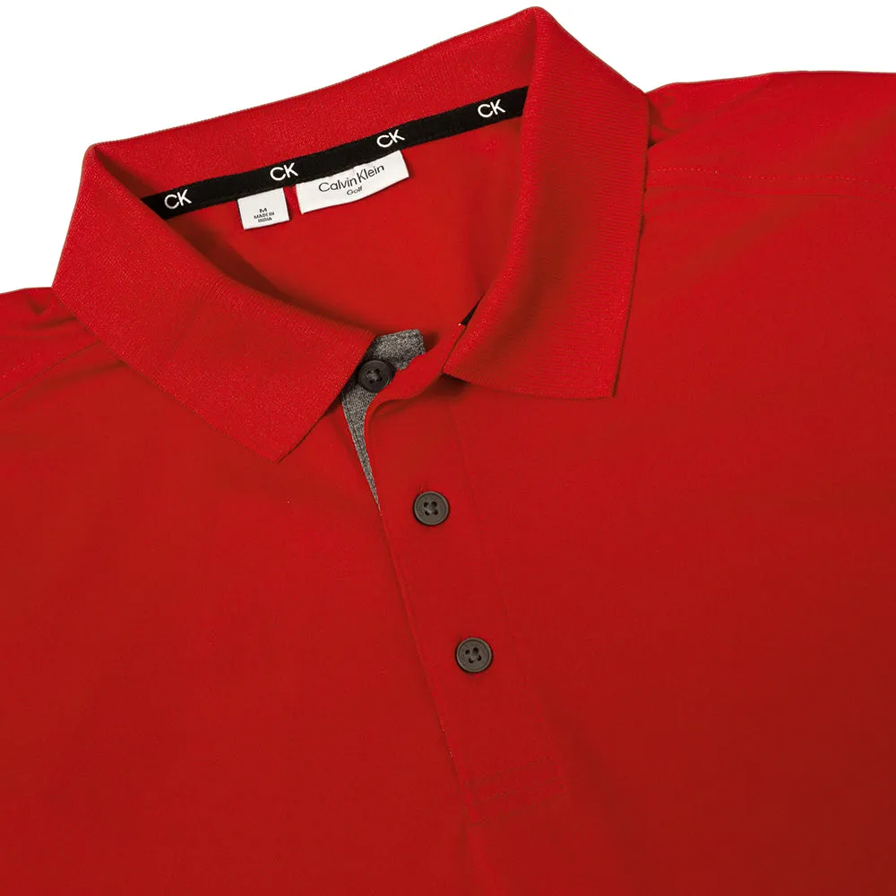 Built to Move You Calvin Klein Club Polo Shirt - Red