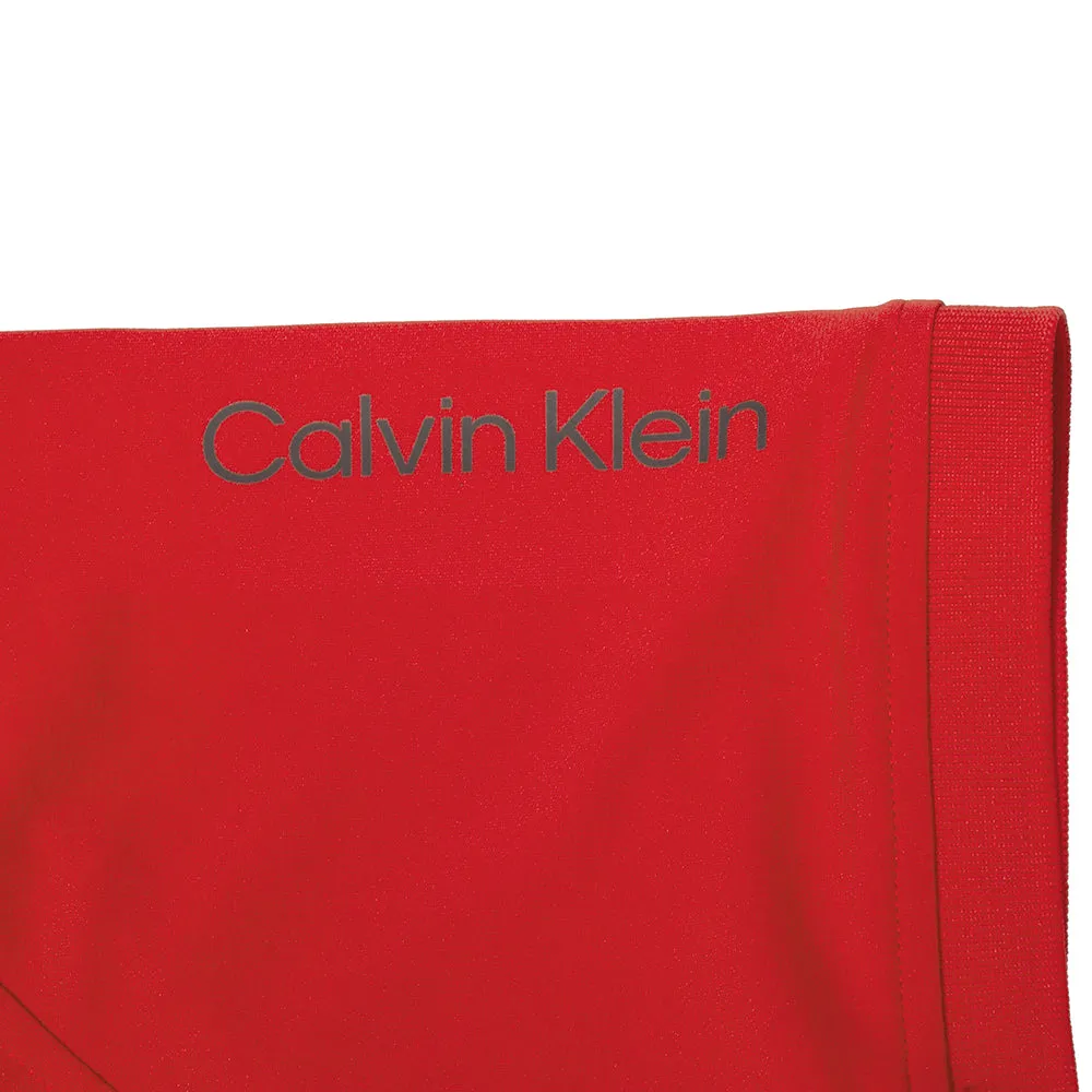 Calvin Klein Club Polo Shirt - Red Dare to Lead Keep Going Strong