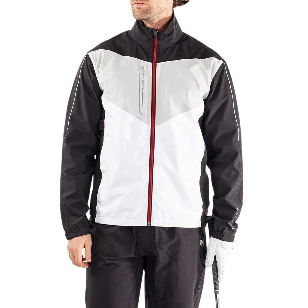 Made to Turn Heads Game-Changer Footwear Galvin Green Armstrong Gore-Tex Paclite Waterproof Jacket - Black/White/Red