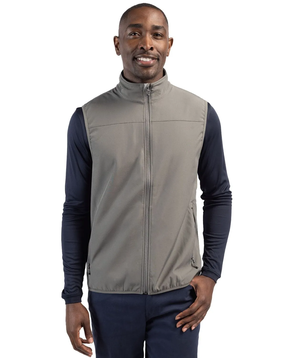 Clique By Cutter & Buck - Men'S Trail Softshell Vest Footwear for the Fearless