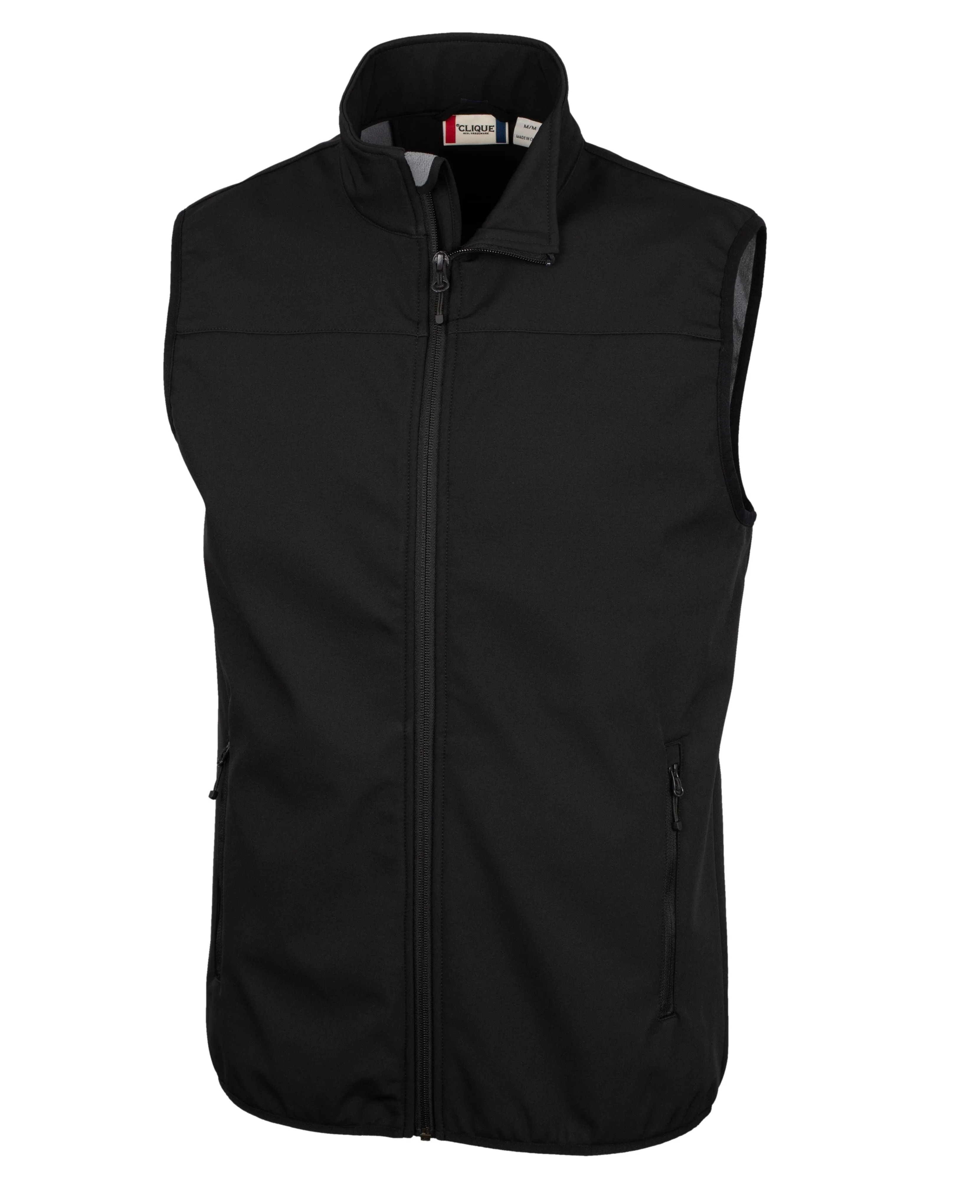 Clique By Cutter & Buck - Men'S Trail Softshell Vest Black Friday Offer